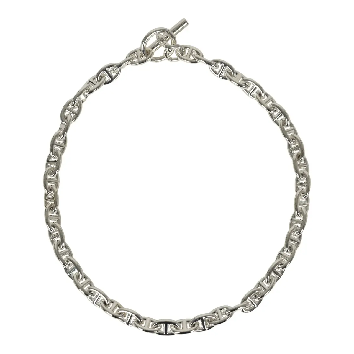 HERMÈS Hermes Chaine D'Ancre Necklace PM Sterling | Thumbnail 5 HERMÈS Hermes Chaine D'Ancre Necklace PM Sterling | Thumbnail 5