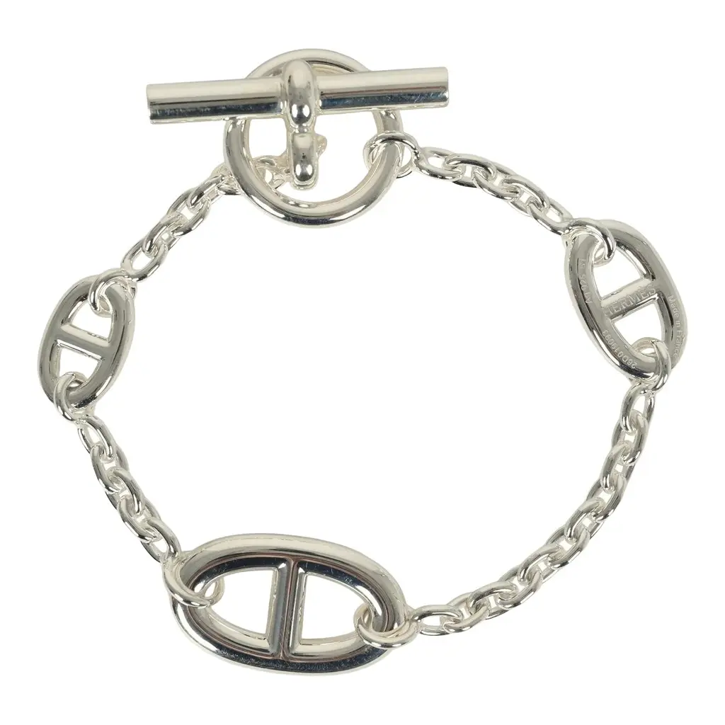 Hermes Farandole Bracelet ST Sterling Silver Hardware