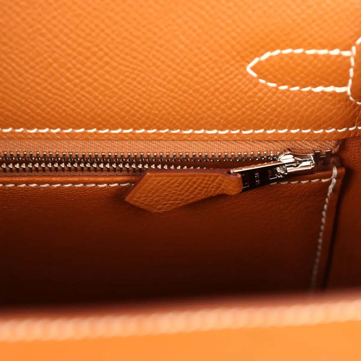 HERMÈS Hermes Kelly Sellier 25 Gold Epsom Palladium Hardware | Thumbnail 8 HERMÈS Hermes Kelly Sellier 25 Gold Epsom Palladium Hardware | Thumbnail 8