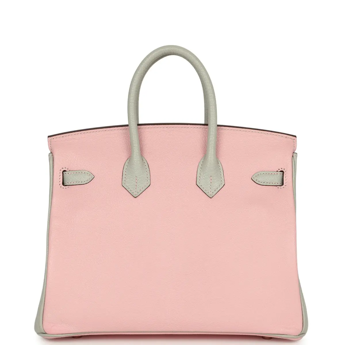HERMÈS Hermes Special Order (HSS) Birkin 25 Rose Sakura, Gris Perle Chevre Mysore Rose Gold Hardware | Thumbnail 4 HERMÈS Hermes Special Order (HSS) Birkin 25 Rose Sakura, Gris Perle Chevre Mysore Rose Gold Hardware | Thumbnail 4