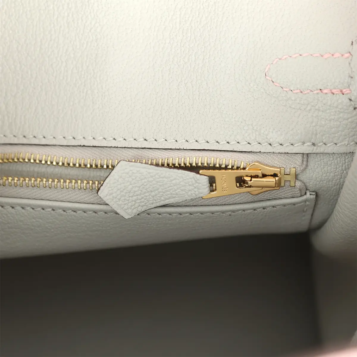 HERMÈS Hermes Special Order (HSS) Birkin 25 Rose Sakura, Gris Perle Chevre Mysore Rose Gold Hardware | Thumbnail 9 HERMÈS Hermes Special Order (HSS) Birkin 25 Rose Sakura, Gris Perle Chevre Mysore Rose Gold Hardware | Thumbnail 9