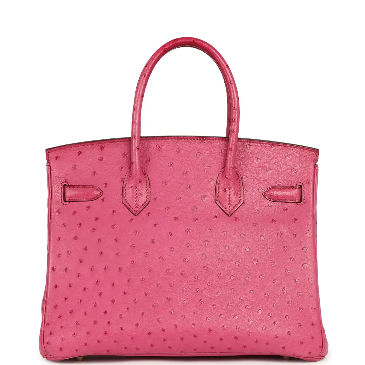 HERMÈS Pre-owned Hermes Birkin 30 Fuchsia Ostrich Gold Hardware | Thumbnail 4 HERMÈS Pre-owned Hermes Birkin 30 Fuchsia Ostrich Gold Hardware | Thumbnail 4