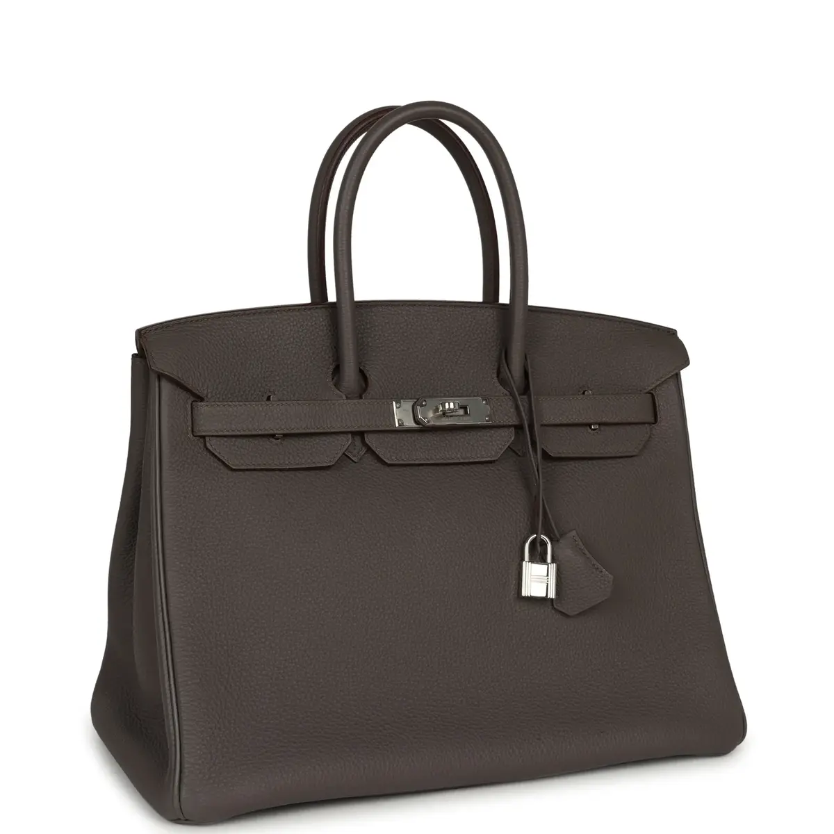 HERMÈS Pre-owned Hermes Birkin 35 Etain Togo Palladium Hardware | Thumbnail 2 HERMÈS Pre-owned Hermes Birkin 35 Etain Togo Palladium Hardware | Thumbnail 2