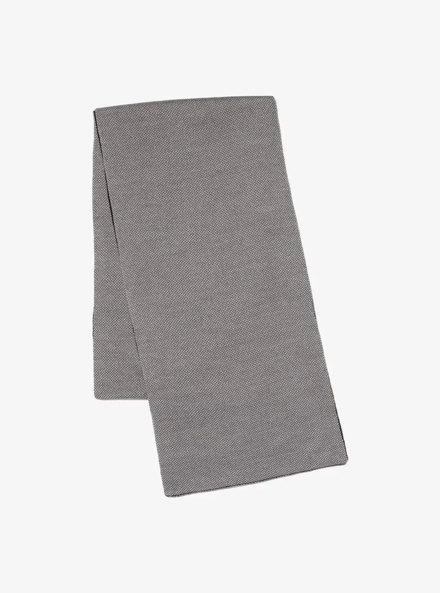 Michael Kors Collection Jacquard Scarf in Black - One Size by Michael Kors Mens | Thumbnail 2