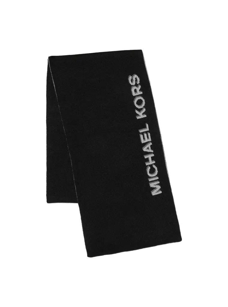 Michael Kors Collection Jacquard Scarf in Black - One Size by Michael Kors Mens