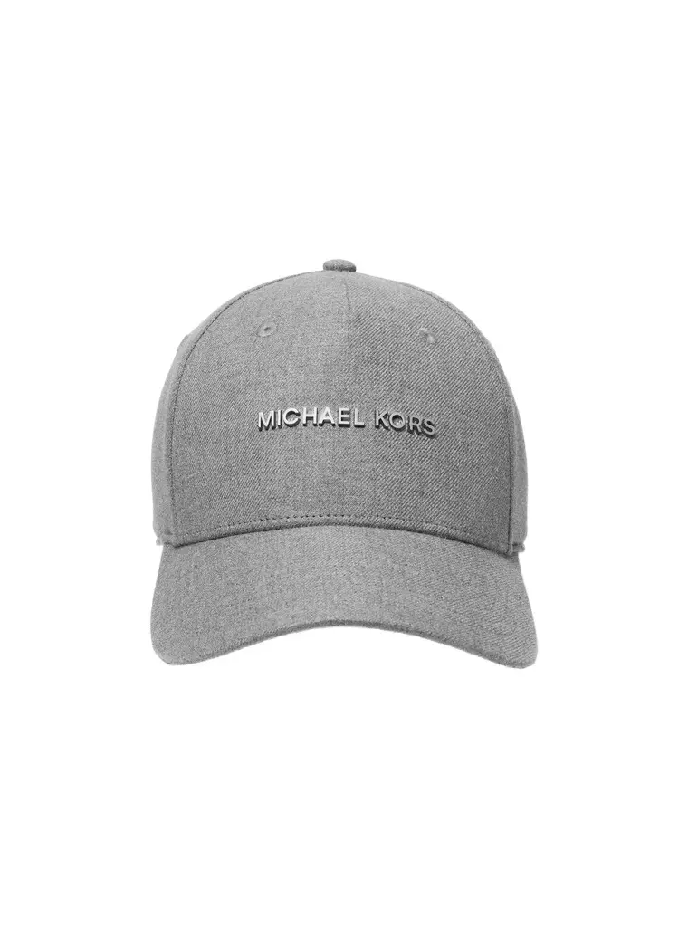Michael Kors Collection Cotton Mélange Logo Baseball Hat in Grey - One Size by Michael Kors Mens