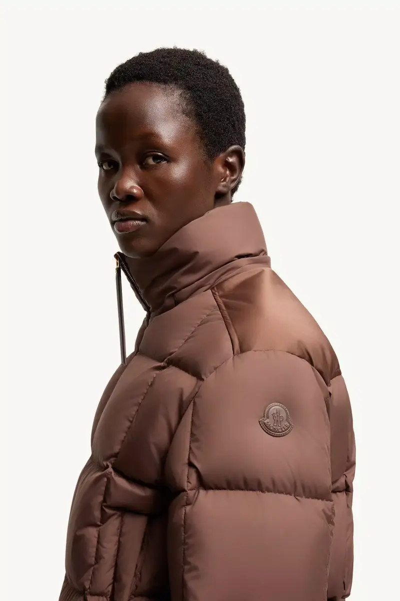 Moncler Legerete Square-quilted Hooded Short Down Jacket | Thumbnail 4 Moncler Legerete Square-quilted Hooded Short Down Jacket | Thumbnail 4