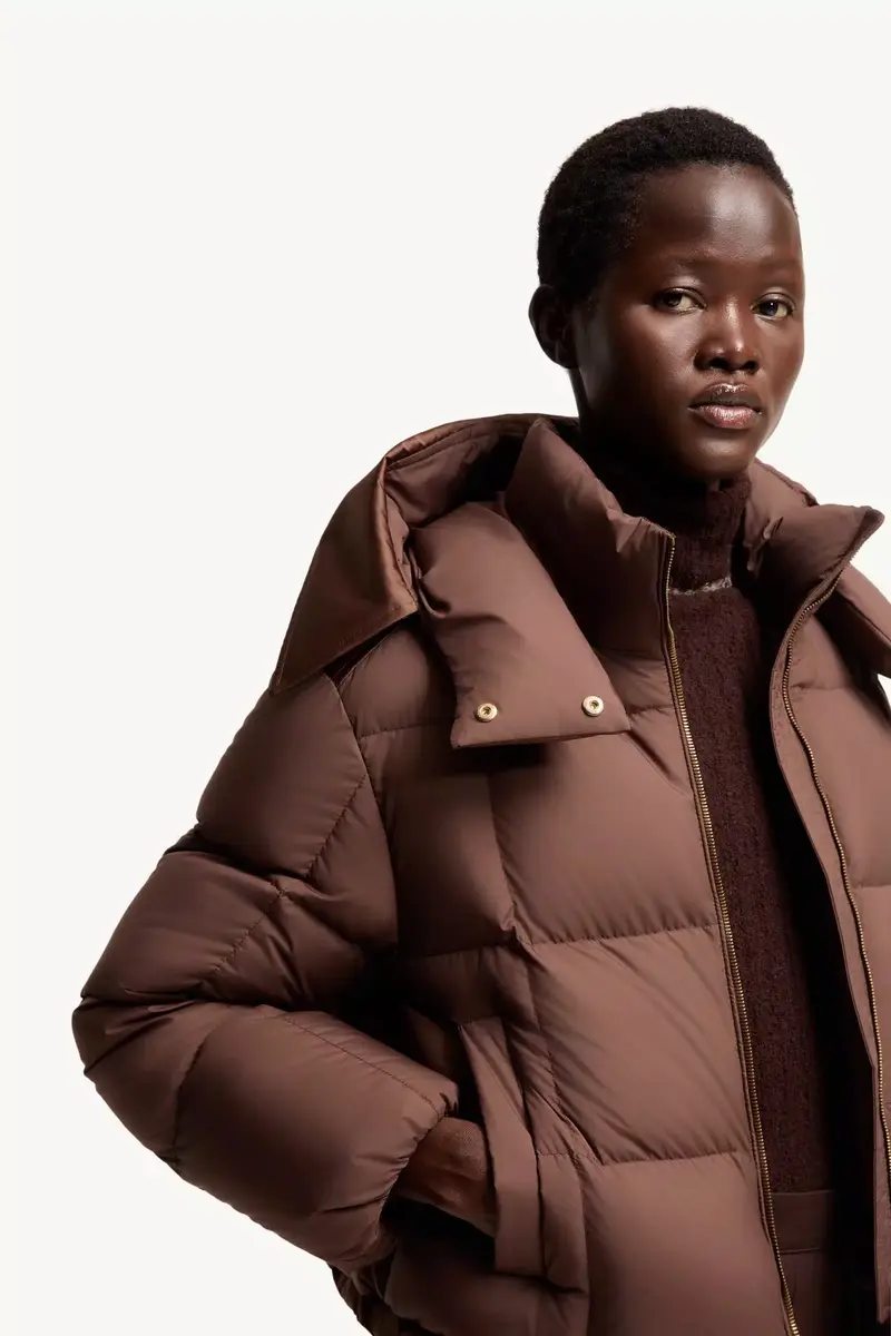 Moncler Legerete Square-quilted Hooded Short Down Jacket | Thumbnail 7 Moncler Legerete Square-quilted Hooded Short Down Jacket | Thumbnail 7