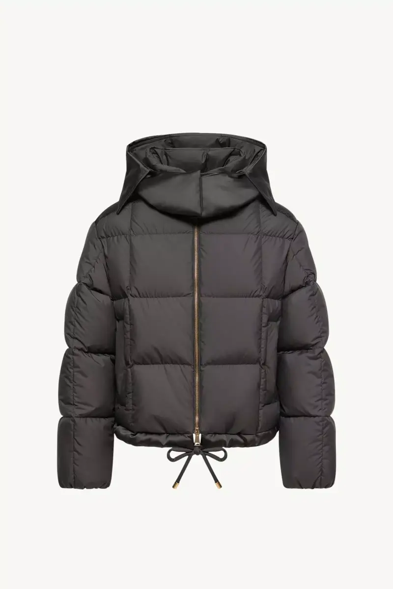 Moncler Legerete Square-quilted Hooded Short Down Jacket | Thumbnail 2 Moncler Legerete Square-quilted Hooded Short Down Jacket | Thumbnail 2