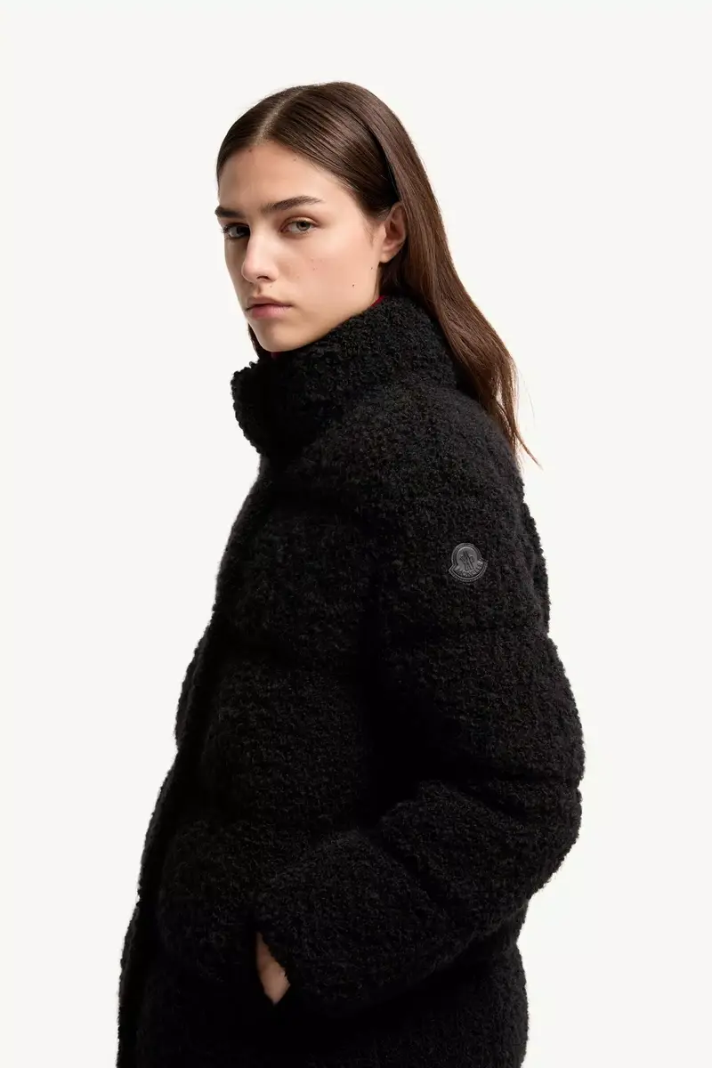 Moncler Remarquable Tweed Mid-length Down Jacket | Thumbnail 4
