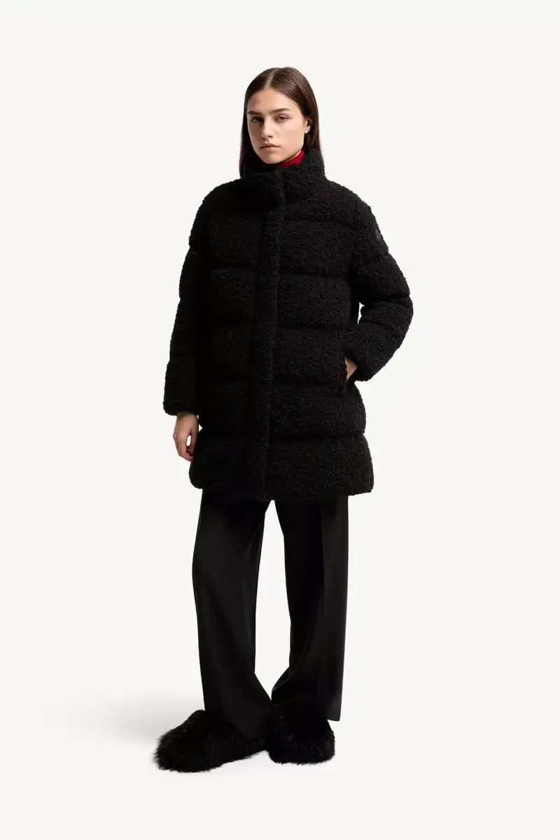 Moncler Remarquable Tweed Mid-length Down Jacket | Thumbnail 5