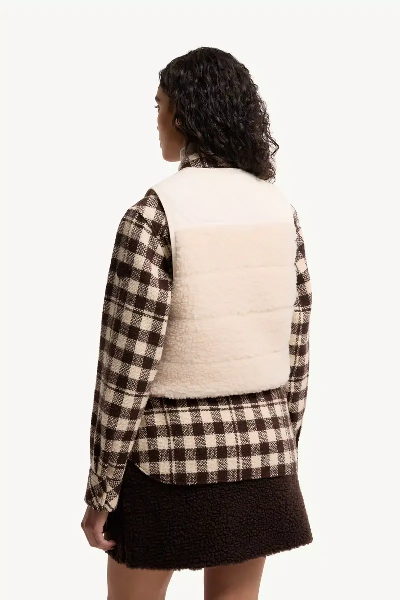 Moncler Fluffy Teddy Padded Vest | Thumbnail 6 Moncler Fluffy Teddy Padded Vest | Thumbnail 6