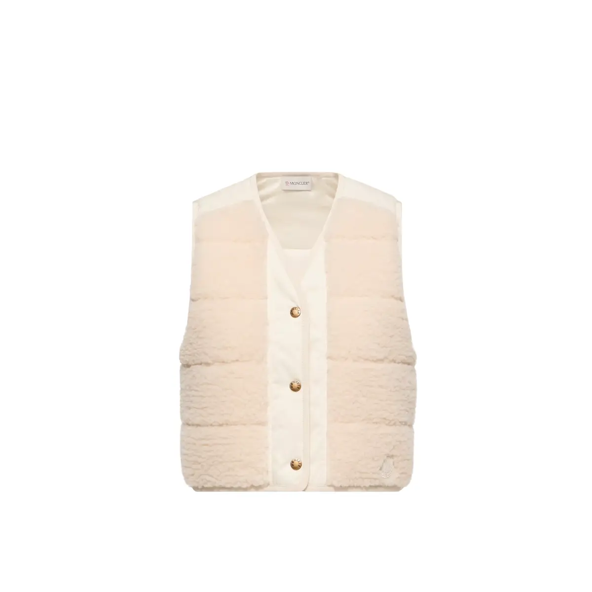 Moncler Fluffy Teddy Padded Vest