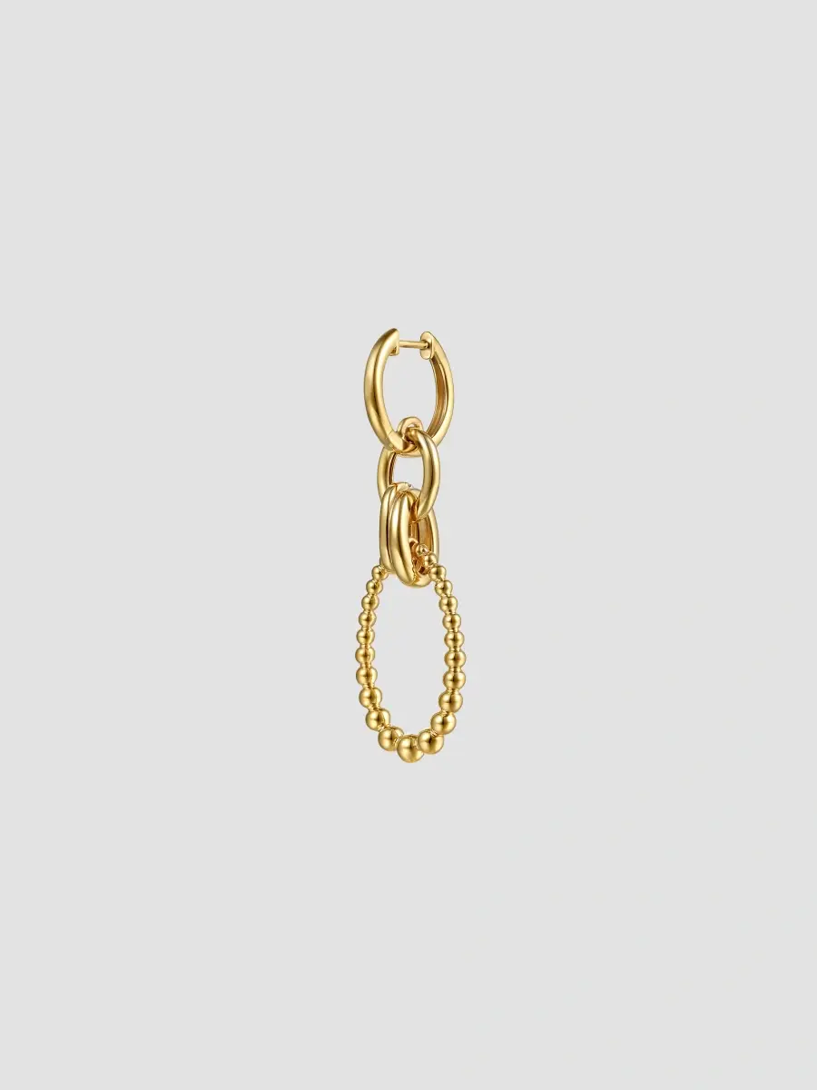 Gabriel & Co Women's Two-Tone 14K Gold & 0.22 TCW Diamond Oval Drop Earrings | Thumbnail 3 Gabriel & Co Women's Two-Tone 14K Gold & 0.22 TCW Diamond Oval Drop Earrings | Thumbnail 3