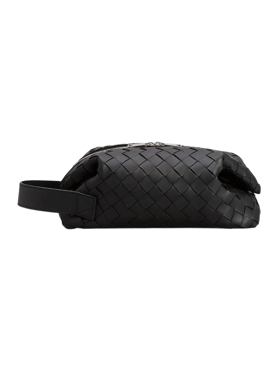 Women's Intrecciato Leather Pouch