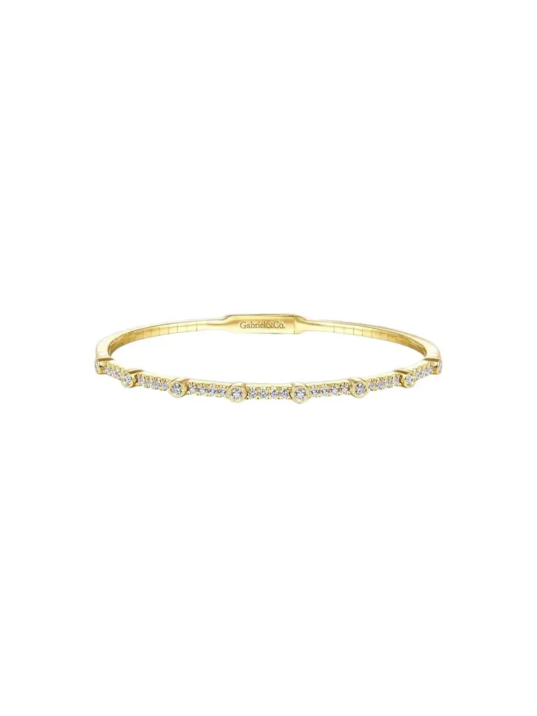 Women's 14K Yellow Gold & 0.65 TCW Diamond Bangle Women's 14K Yellow Gold & 0.65 TCW Diamond Bangle