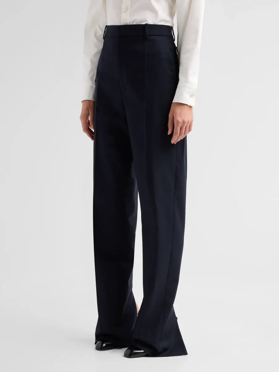 Bottega Veneta Women's Wool Grain De Poudre Trousers | Thumbnail 4