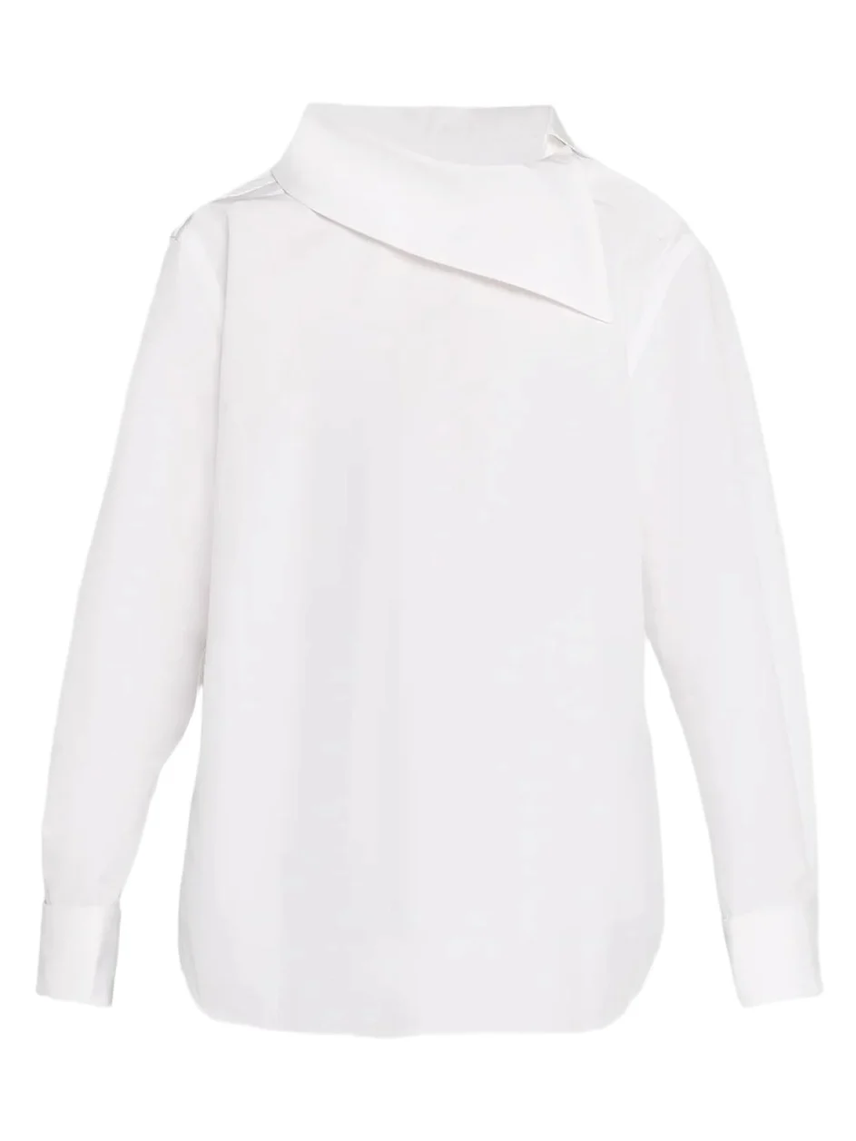 Bottega Veneta Women's Relaxed Compact Cotton Shirt