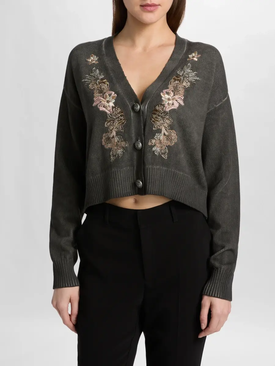 Cinq à Sept Women's Lita Embroidered Cardigan | Thumbnail 3