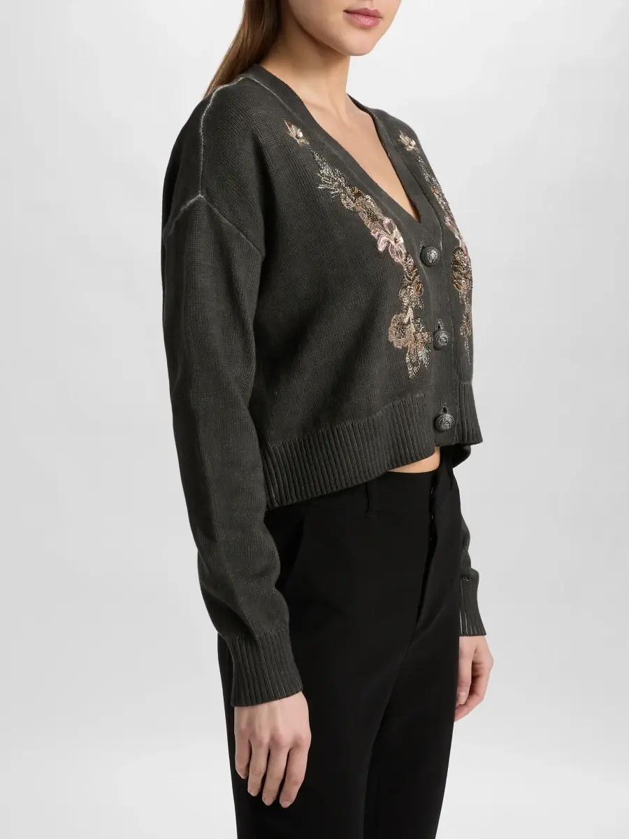 Cinq à Sept Women's Lita Embroidered Cardigan | Thumbnail 4
