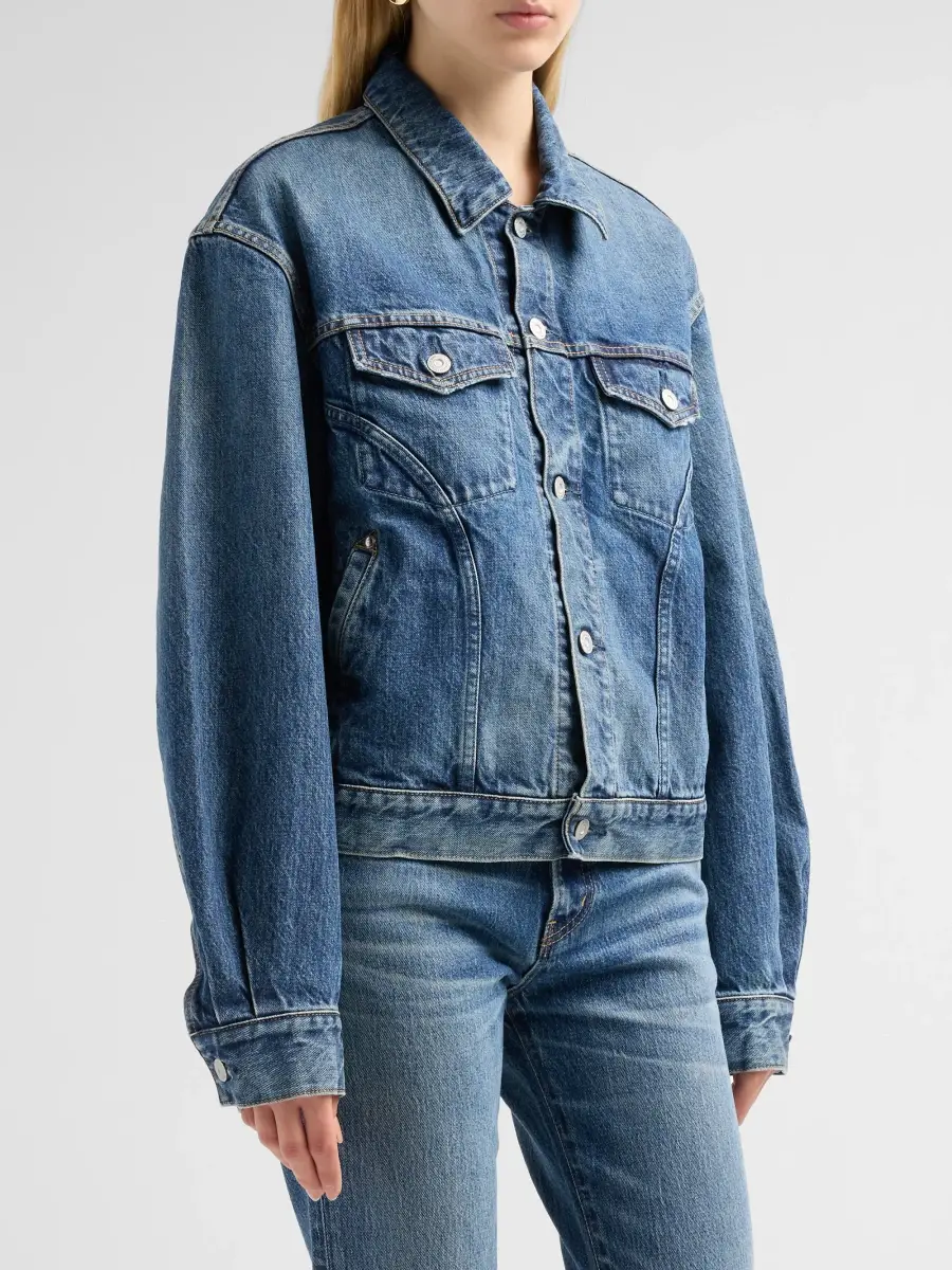 Moussy Vintage Women's Western Prescott Denim Jacket | Thumbnail 4 Moussy Vintage Women's Western Prescott Denim Jacket | Thumbnail 4