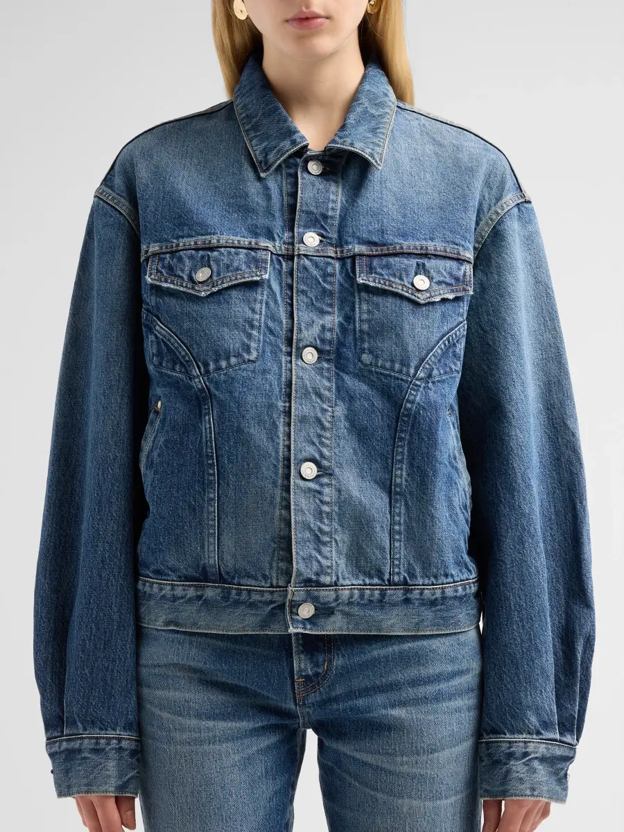 Moussy Vintage Women's Western Prescott Denim Jacket | Thumbnail 5 Moussy Vintage Women's Western Prescott Denim Jacket | Thumbnail 5