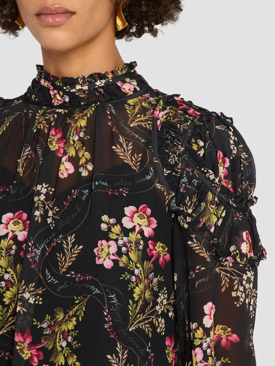 Cinq à Sept Women's Love Letter Josette Floral Top | Thumbnail 5
