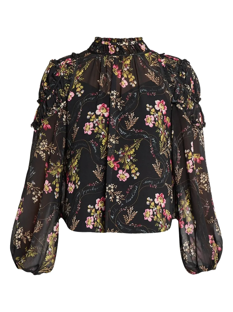 Women's Love Letter Josette Floral Top