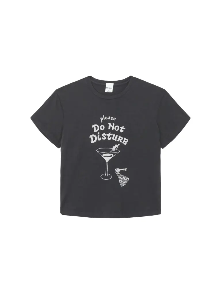 RE/DONE Women's Hanes DND 50's Boxy T-Shirt