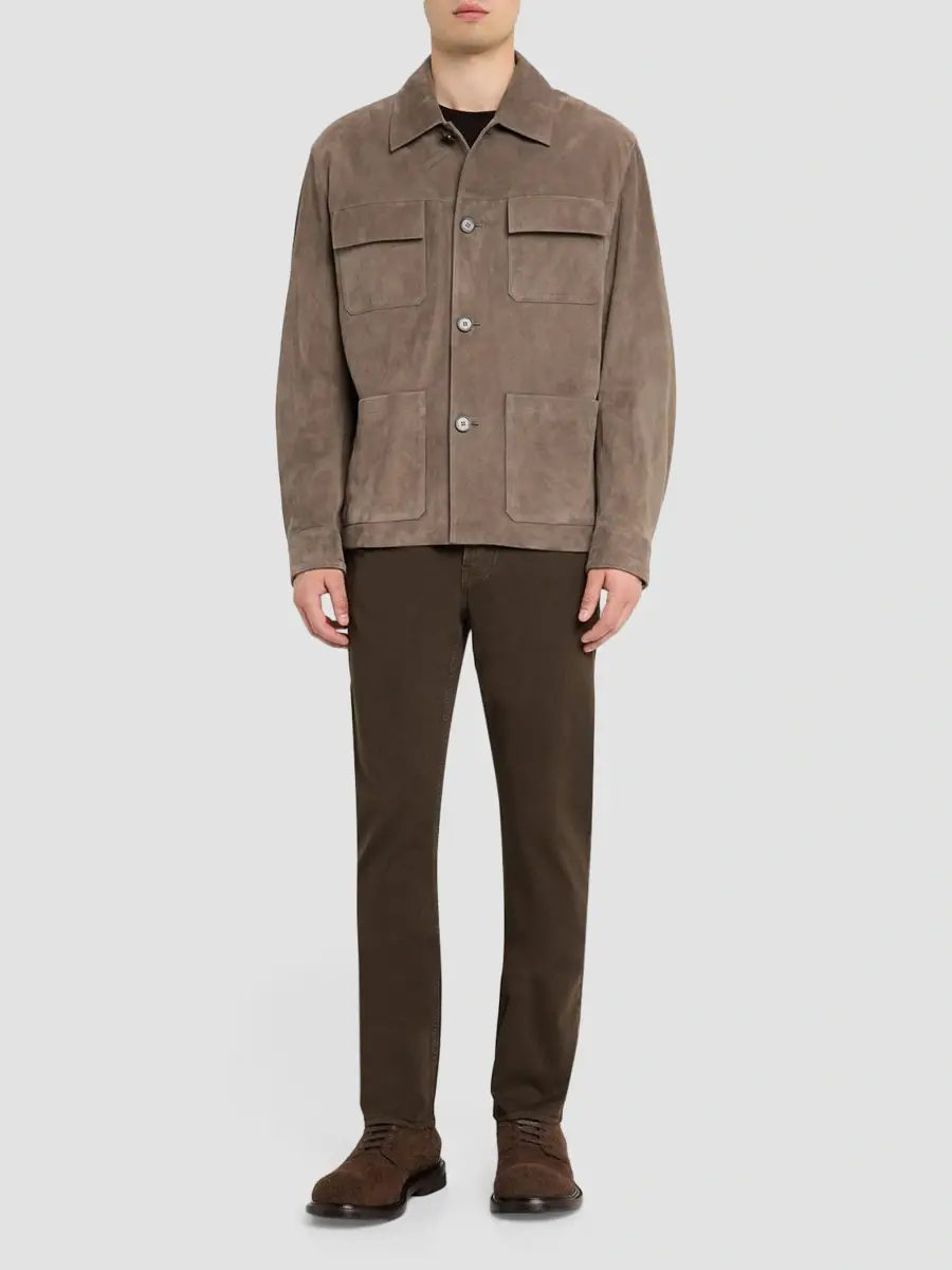 Frame Men's Suede Chore Jacket | Thumbnail 2 Frame Men's Suede Chore Jacket | Thumbnail 2