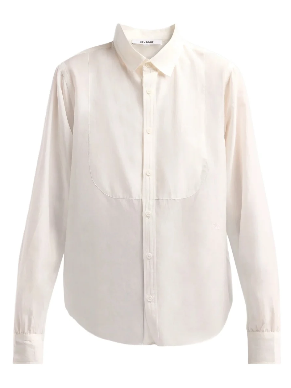 Women's Dillon Cotton-Silk-Blend Voile Shirt