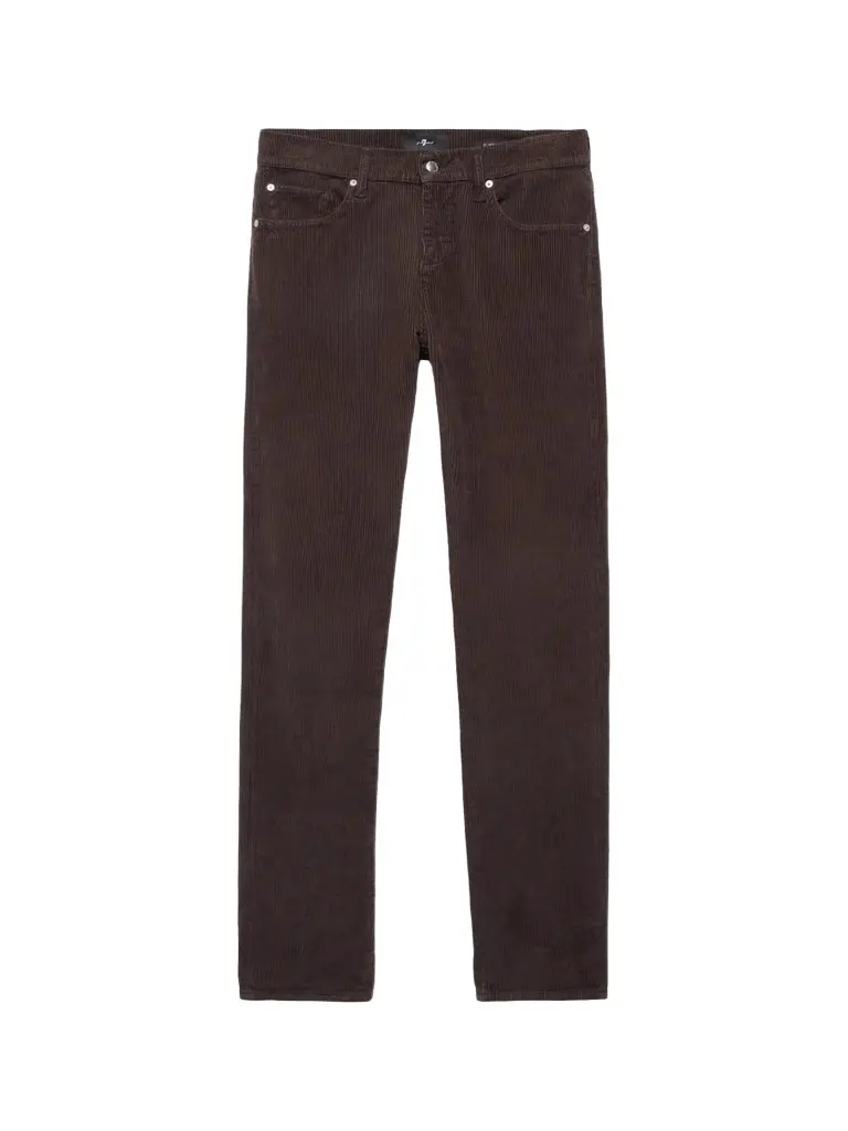 7 For All Mankind Men's Slimmy Corduroy Slim Straight Jeans