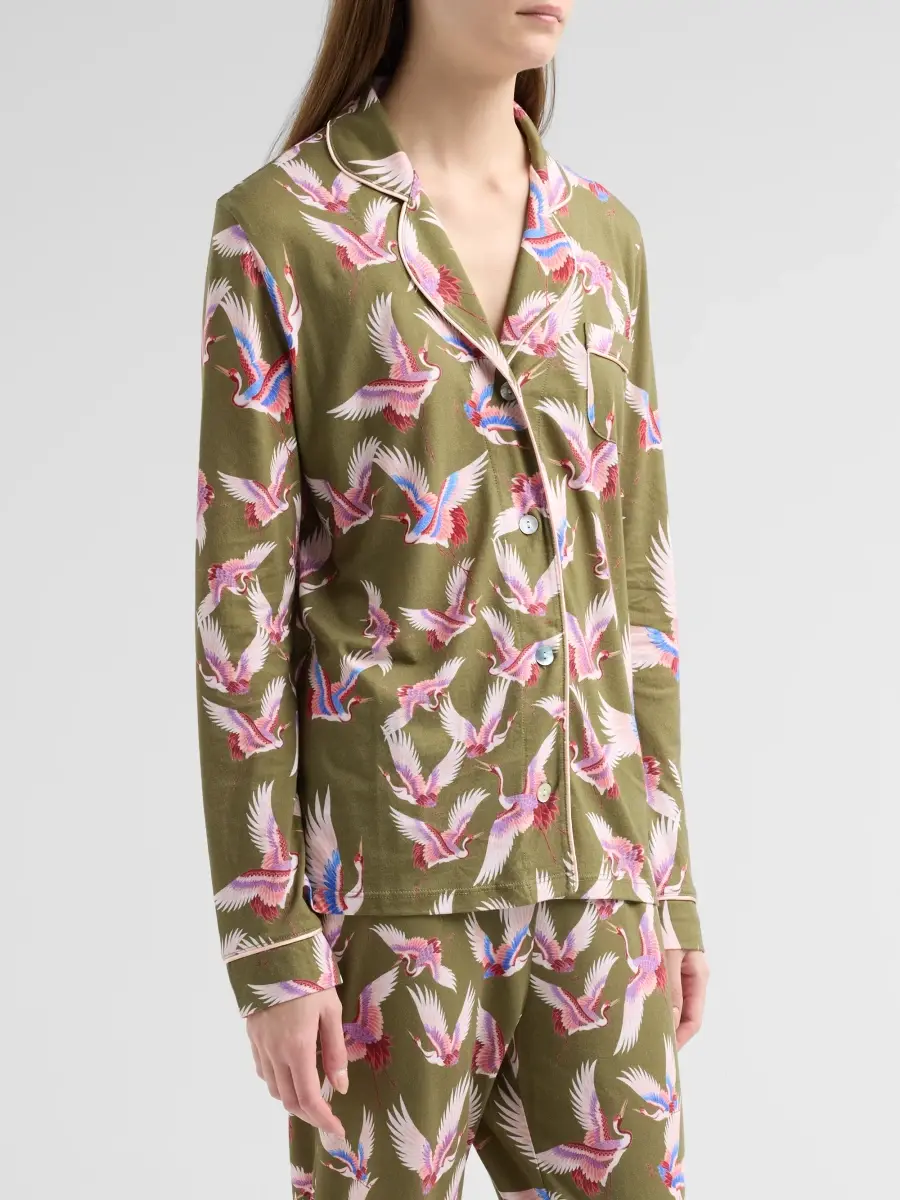 Johnny Was Women's The Carly Mikel Cotton-Blend Pajamas | Thumbnail 4 Johnny Was Women's The Carly Mikel Cotton-Blend Pajamas | Thumbnail 4