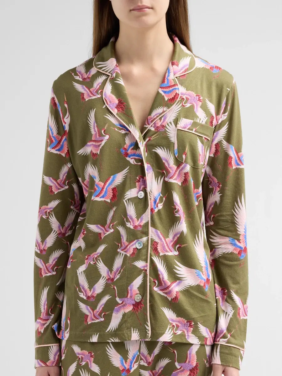 Johnny Was Women's The Carly Mikel Cotton-Blend Pajamas | Thumbnail 5 Johnny Was Women's The Carly Mikel Cotton-Blend Pajamas | Thumbnail 5