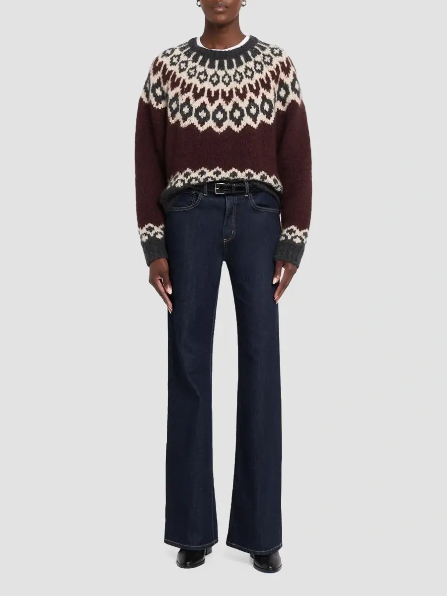 Nili Lotan Women's Isaline Cashmere Fair Isle-Inspired Sweater | Thumbnail 2