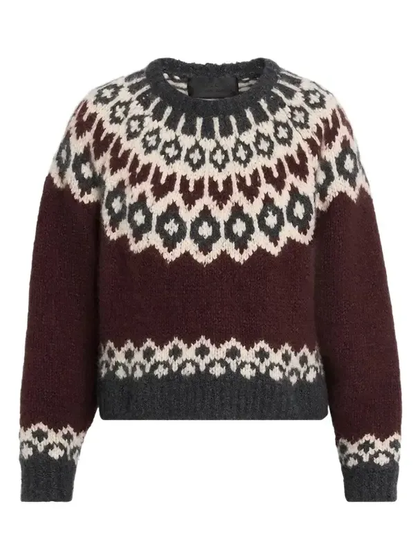 Women's Isaline Cashmere Fair Isle-Inspired Sweater