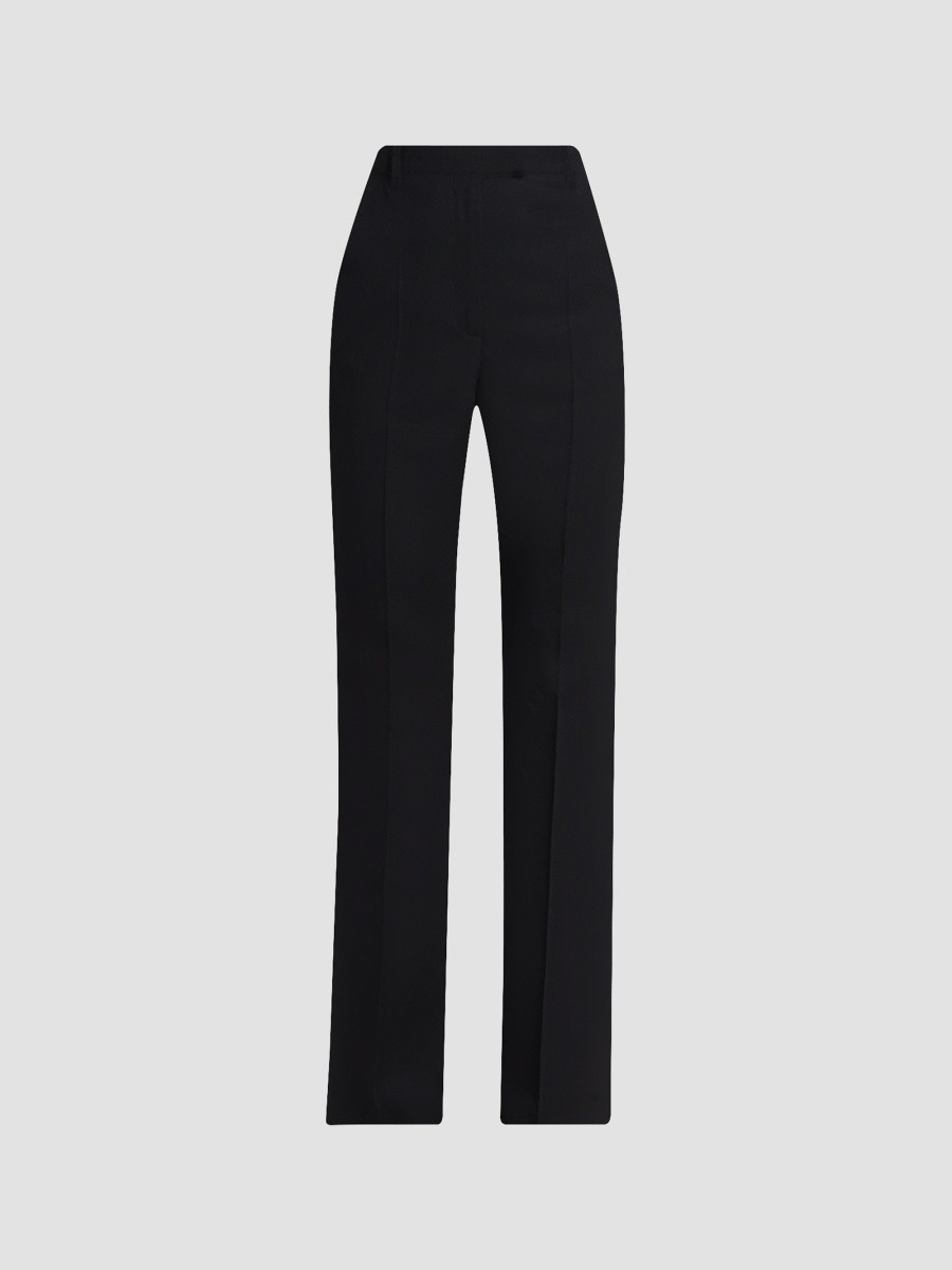 Alexander McQueen Women's Wool Straight-Leg Trousers