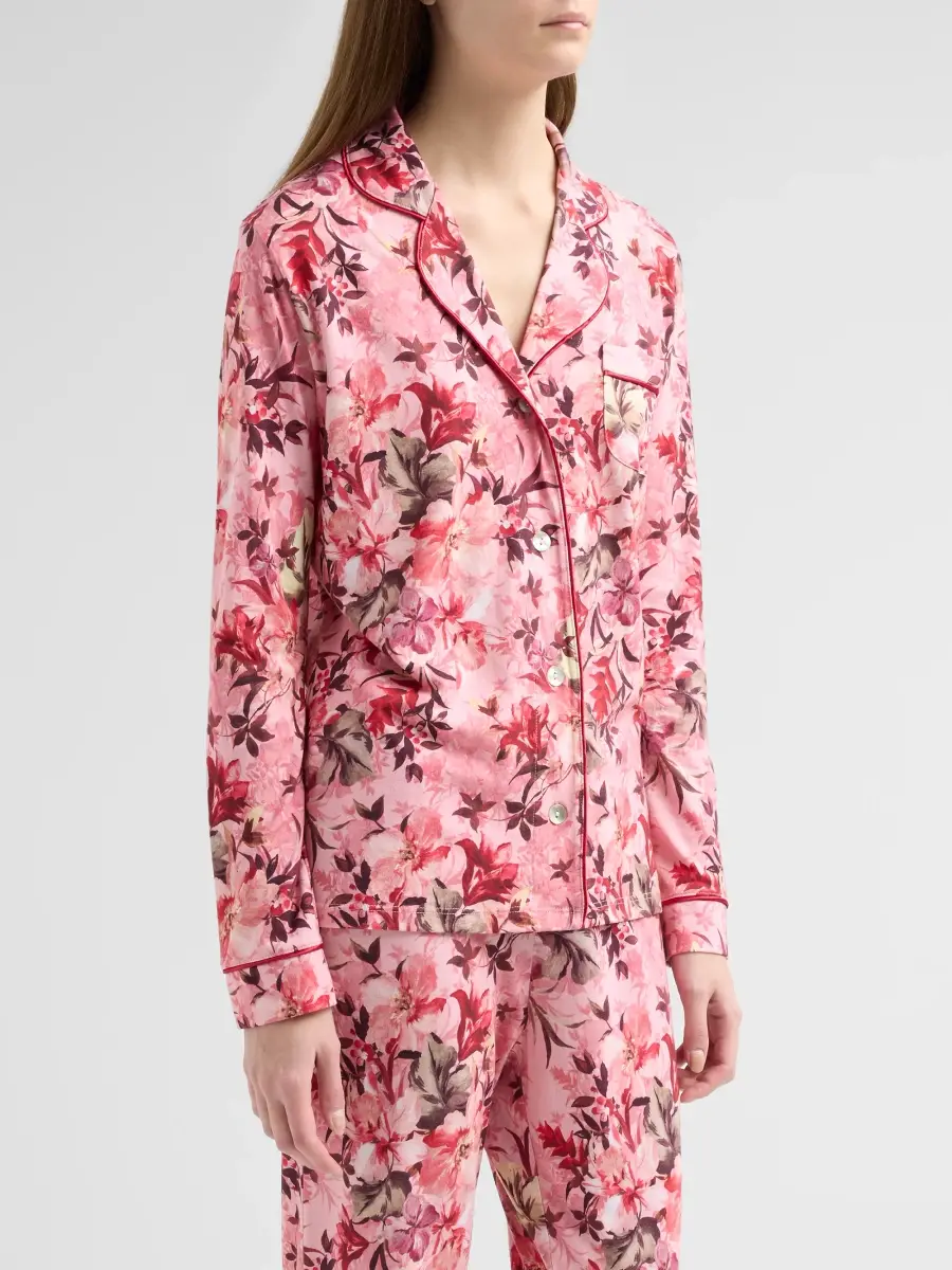 Johnny Was Women's The Carly Cotton-Blend Pajamas | Thumbnail 4 Johnny Was Women's The Carly Cotton-Blend Pajamas | Thumbnail 4