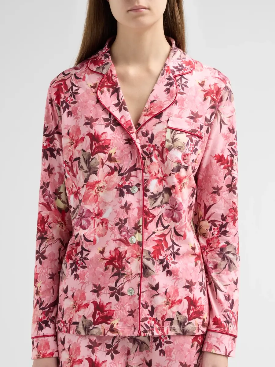 Johnny Was Women's The Carly Cotton-Blend Pajamas | Thumbnail 5 Johnny Was Women's The Carly Cotton-Blend Pajamas | Thumbnail 5