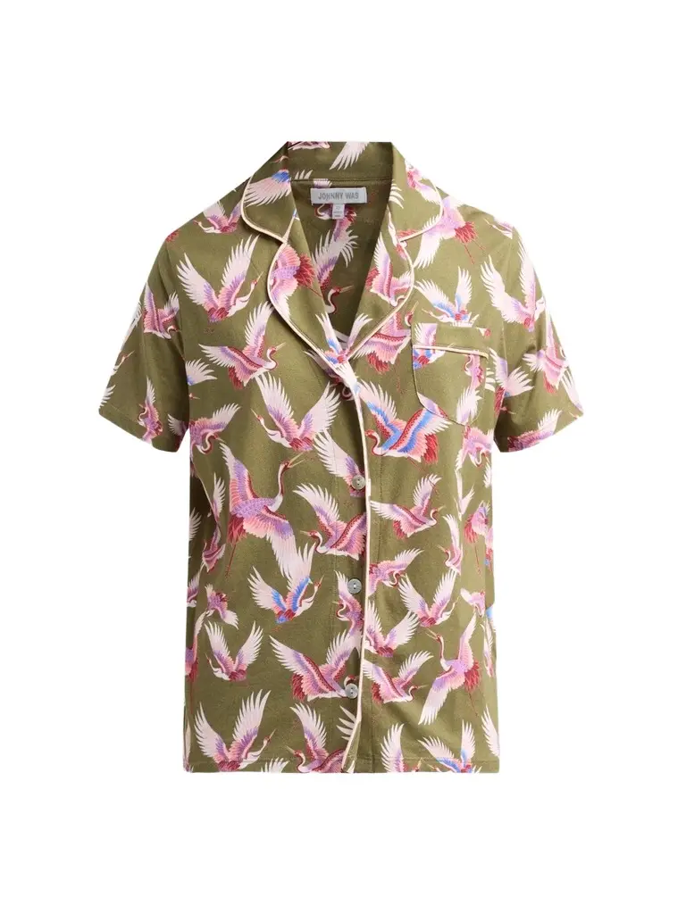 Johnny Was Women's Mikel Printed Cotton-Blend Short Pajamas