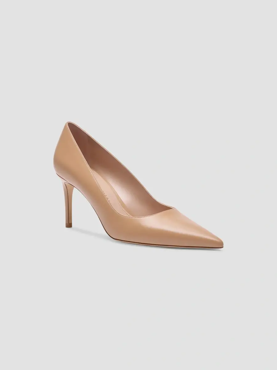 Stuart Weitzman Women's Stuart Power 75MM Leather Pumps | Thumbnail 2 Stuart Weitzman Women's Stuart Power 75MM Leather Pumps | Thumbnail 2