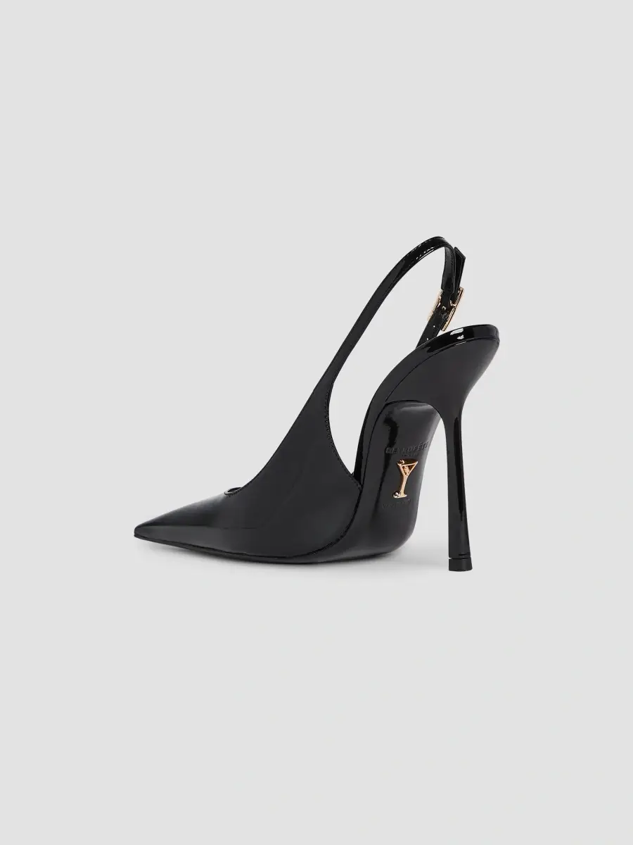 Retrofête Women's Carrie 110MM Patent Leather Slingback Pumps | Thumbnail 3 Retrofête Women's Carrie 110MM Patent Leather Slingback Pumps | Thumbnail 3