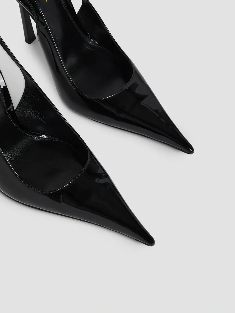 Retrofête Women's Carrie 110MM Patent Leather Slingback Pumps | Thumbnail 4 Retrofête Women's Carrie 110MM Patent Leather Slingback Pumps | Thumbnail 4