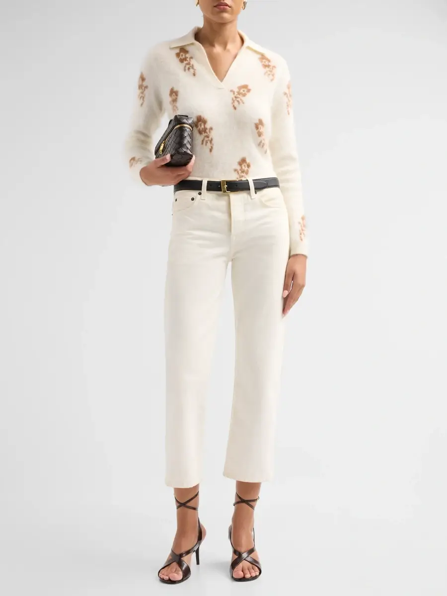 Elie Tahari Women's Raelynn Brushed Cashmere Sweater | Thumbnail 2