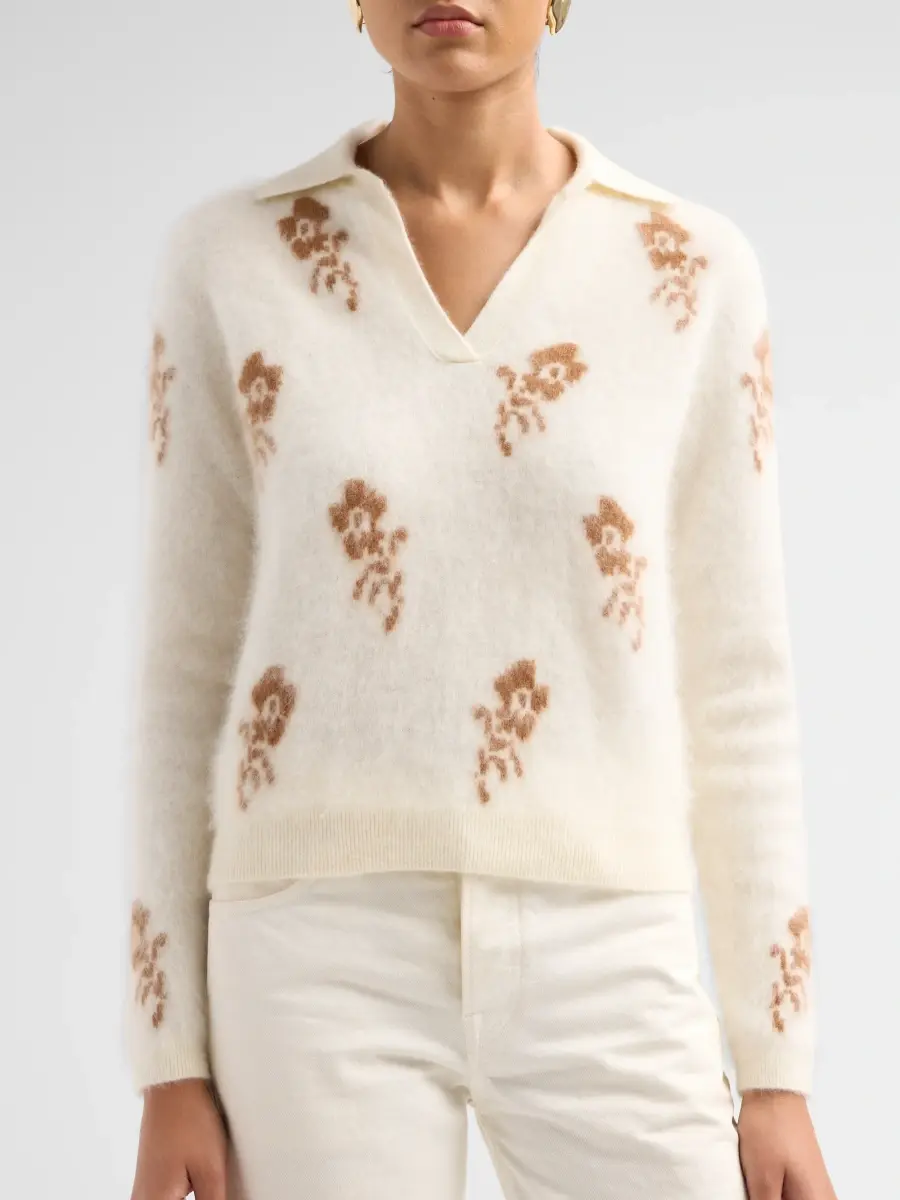Elie Tahari Women's Raelynn Brushed Cashmere Sweater | Thumbnail 5