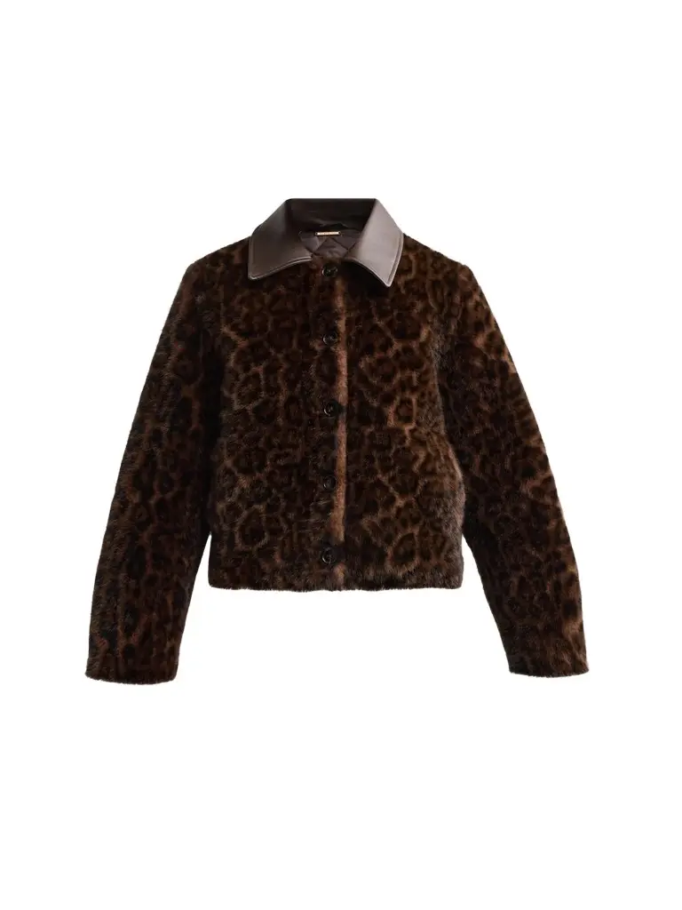 Elie Tahari Women's Outerwear Naama Faux-Fur Jacket