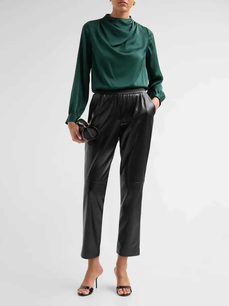 Elie Tahari Women's September Ember Silk-Blend Blouse | Thumbnail 2