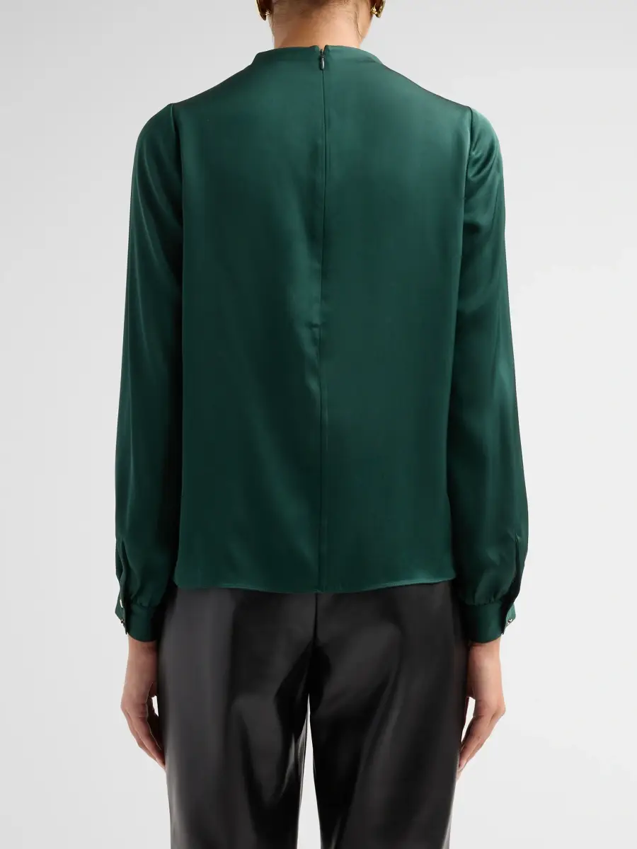Elie Tahari Women's September Ember Silk-Blend Blouse | Thumbnail 3
