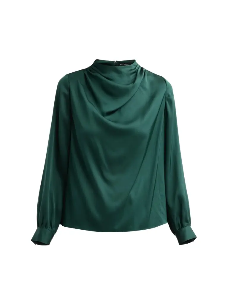 Elie Tahari Women's September Ember Silk-Blend Blouse