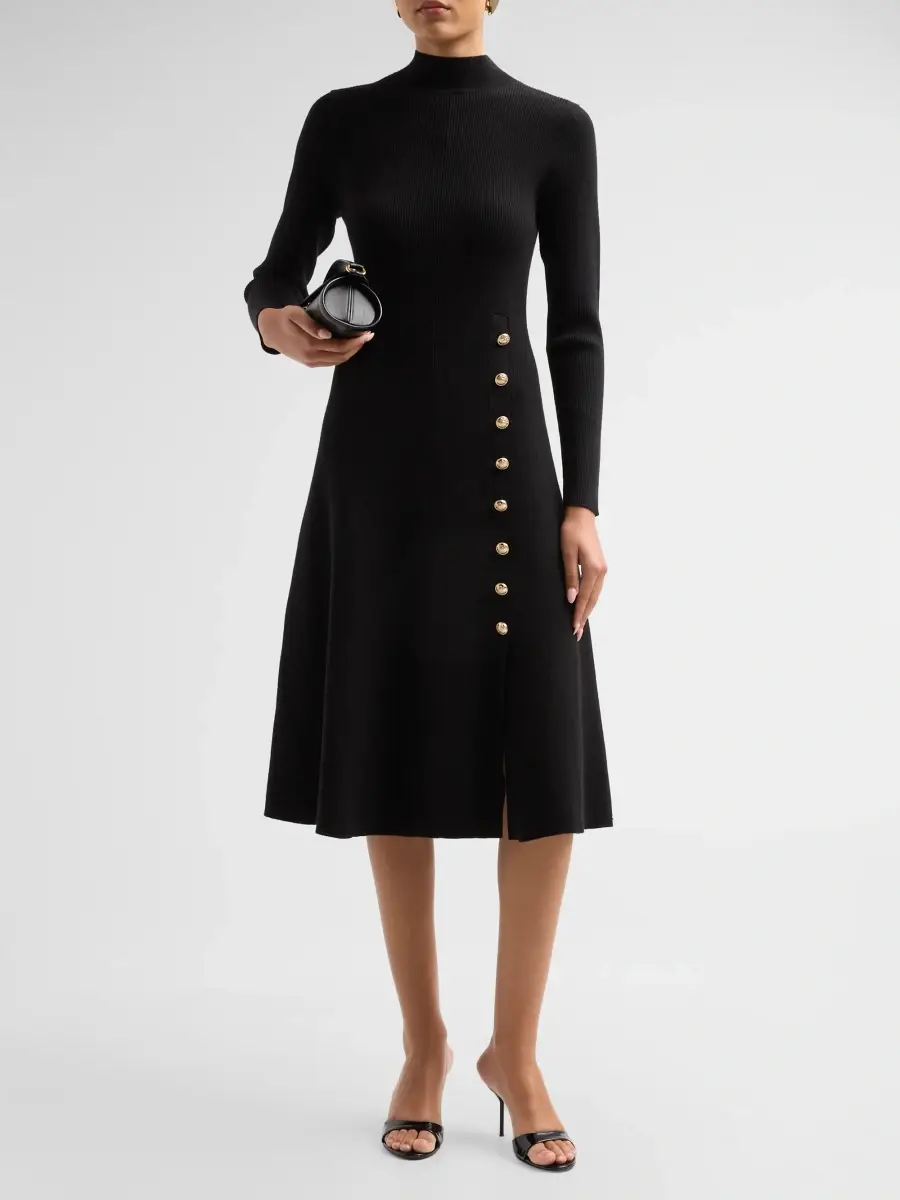 Elie Tahari Women's The Adhara Knee-Length Sweaterdress | Thumbnail 2 Elie Tahari Women's The Adhara Knee-Length Sweaterdress | Thumbnail 2